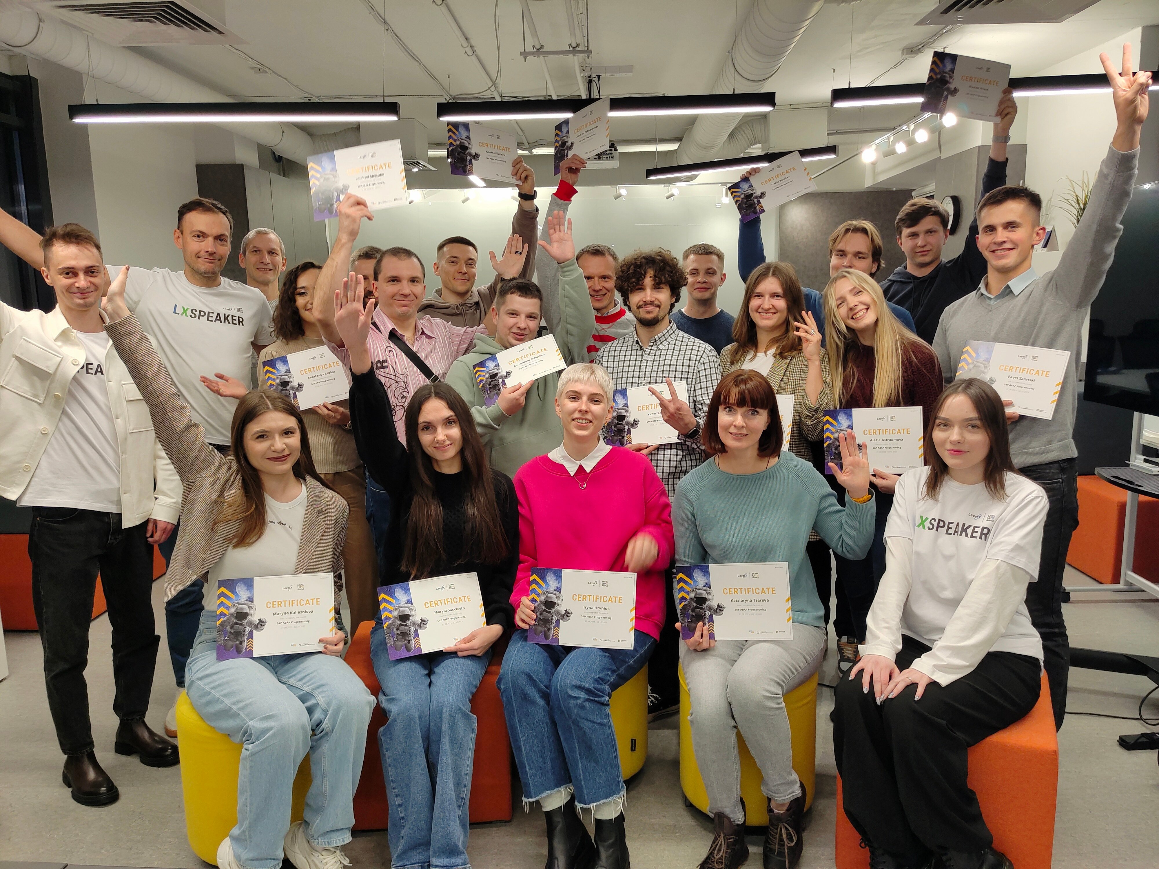 After completing the course, many Junior ABAP Developers start their career in IT at LeverX.