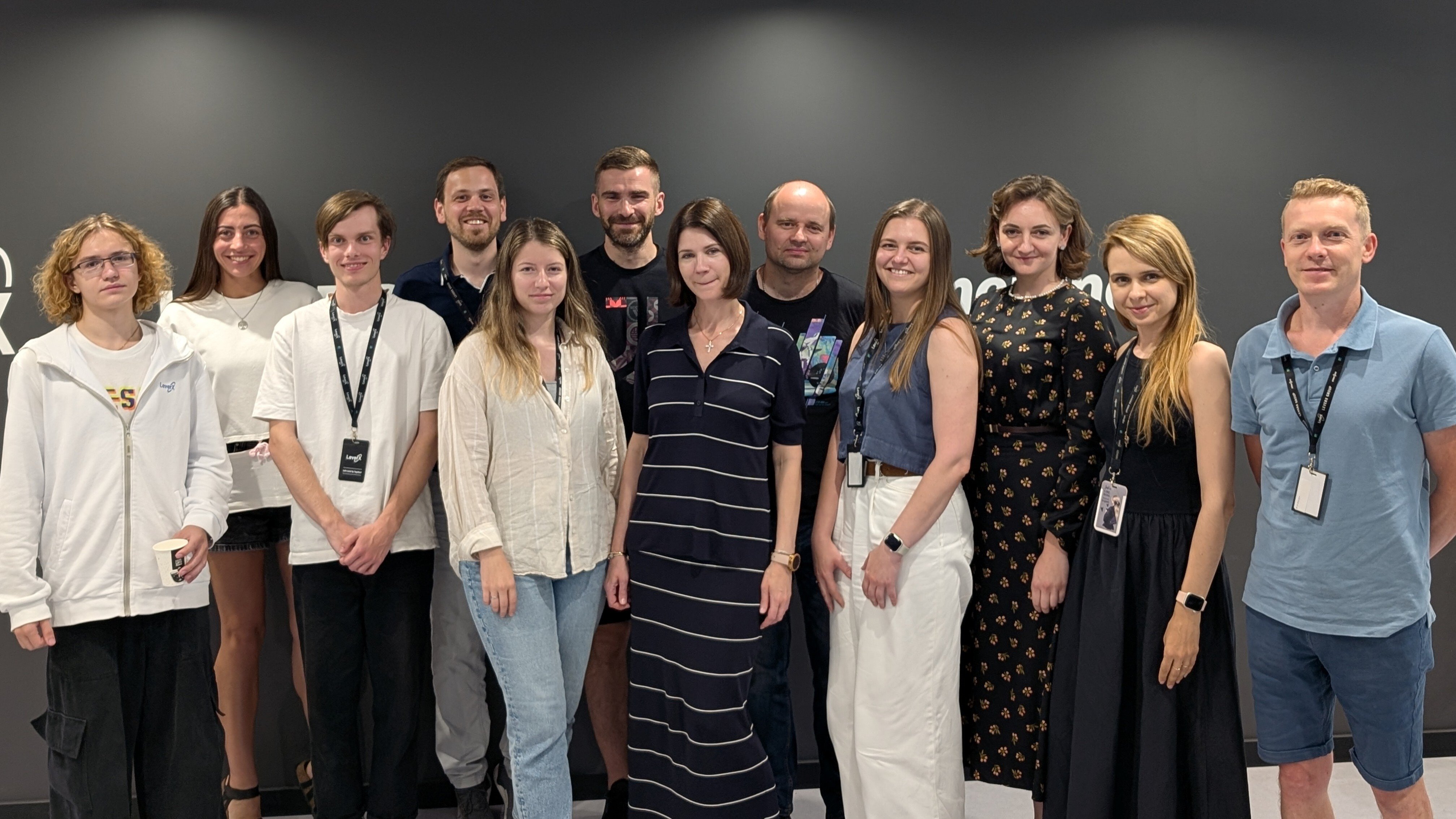 Business Analyst team at LeverX's internal Analyst Day