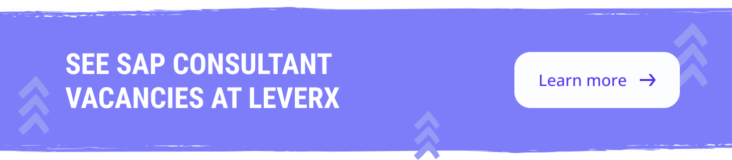 See SAP Consultant vacancies at LeverX