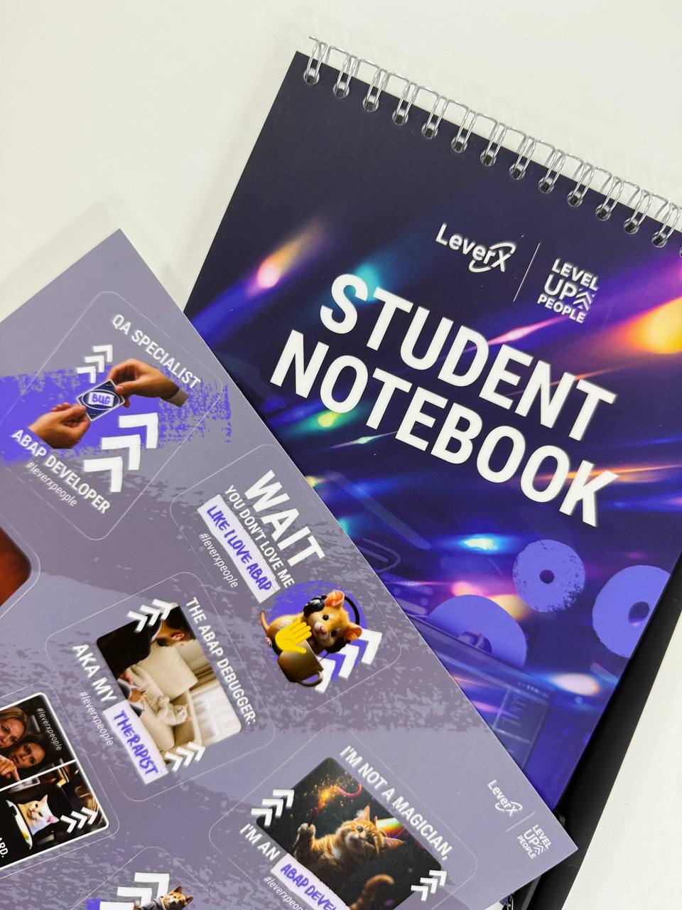 Upon joining the Junior ABAP Developer course, each student receives welcome gifts from the company.